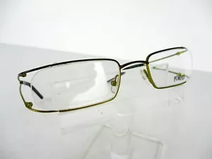 Pompeii Eyewear 354 (562) Brown / Gold 49 x 18 135 mm PETITE Eyeglass Frames - Picture 1 of 4