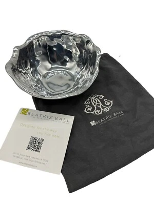 Beatriz Ball Handmade Fine Metalware 7" Bowl Ecofriendly Recycled Aluminum - Image 1 of 4