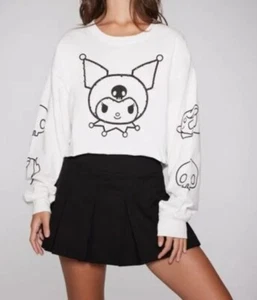 Forever 21 Hello Kitty, Kuromi Graphic Cropped Tee - Picture 1 of 11