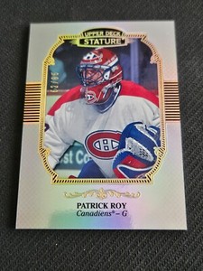 2019-20 UPPER DECK STATURE PATRICK ROY #76 #ed 62/85 RAINBOW