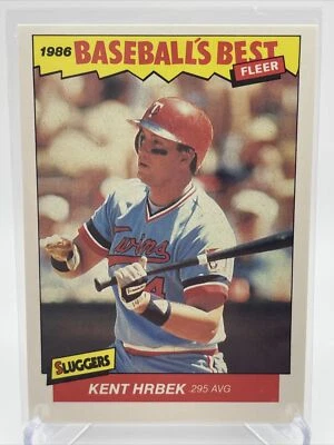 Tarjeta de béisbol Fleer Baseball's Best Kent Hrbek 1986 #17 casi nueva-como nueva envío gratuito Foto 1 de 3