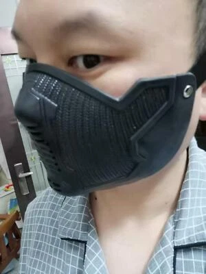 Captain America 3 Winter Soldier Buck Face Mask Barnes Latex Mask Cosplay Prop - Image 1 of 4
