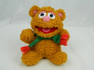 Vintage 1987 Baby Fozzie Bear Plush Stuffed Animal Holiday Christmas Jim Henson - Picture 1 of 7