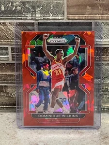 DOMINIQUE WILKINS ~ 2021-22 Panini Prizm #252 Red Ice Prizm PWE - Bild 1 von 2