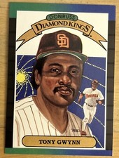 1989 Donruss Tony Gwynn Diamond Kings Card #6 Padres HOF