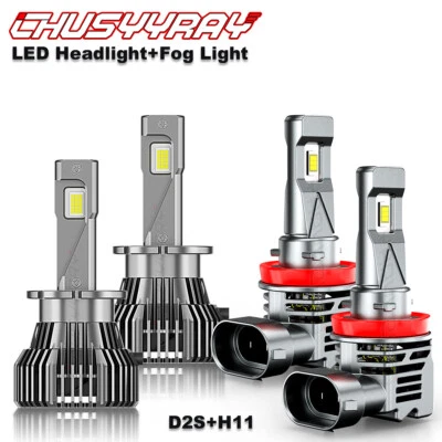 Para Infiniti Q40 2015 - Faros LED delanteros haz alto/bajo + luz antiniebla 4x bombillas Foto 1 de 4