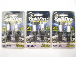 (6) Splitfire SF514D Ignition Spark Plugs - Split V Design - Picture 1 of 2