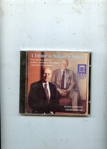 A TRIBUTE TO WILLIAM SCHUMAN  * SEATTLE SYMPHONY* GERARD SCHWARZ* SELD CD - Bild 1 von 2