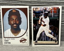 Two 1988 Panini Baseball Tony Gwynn Stickers San Diego Padres Vintage MLB