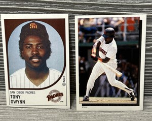 Two 1988 Panini Baseball Tony Gwynn Stickers San Diego Padres Vintage MLB