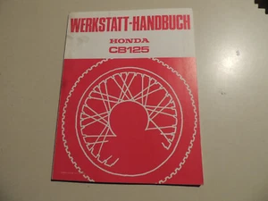 Manual de taller Honda CB 125 modelo año 1974 mantenimiento instrucciones reparación - Imagen 1 de 8