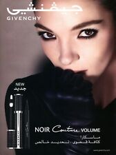 2014 GIVENCHY Noir Couture Volume rímel revista árabe en Mariacarla Boscono