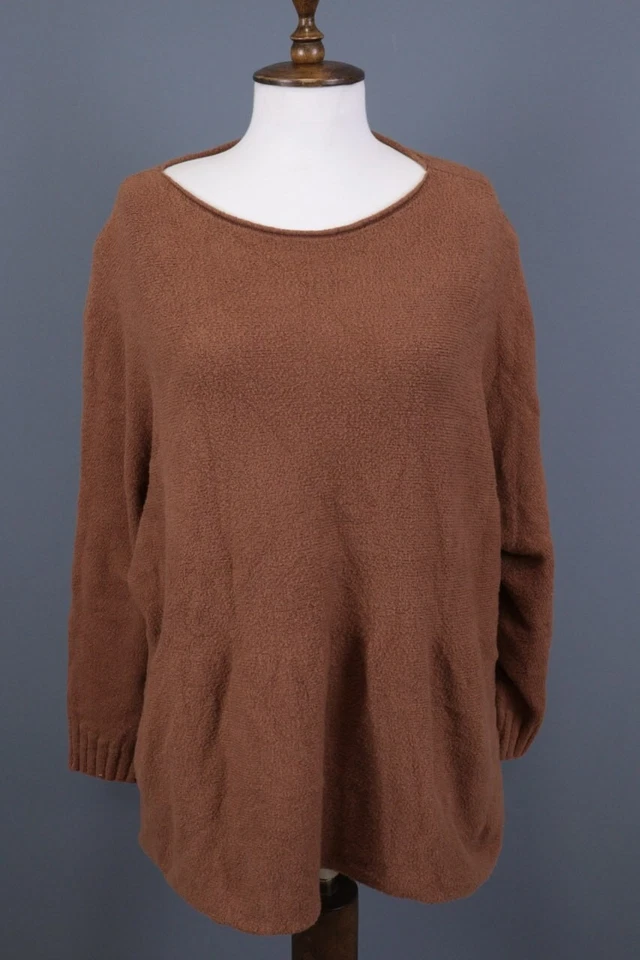 OSKA Brown Lagenlook Oversized Knit Sweater Size 4 / L - Image 1 of 4