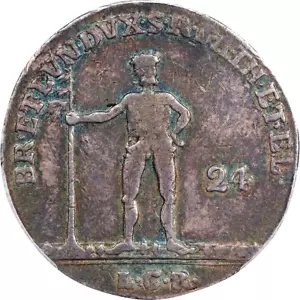 1775 LCR German States Brunswick Calenberg Hannover Wildman 2/3 Taler PCGS XF 40 - Picture 1 of 4