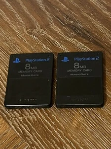 PS2 8mb Memory Card x2 Playstation 2 - Bild 1 von 4