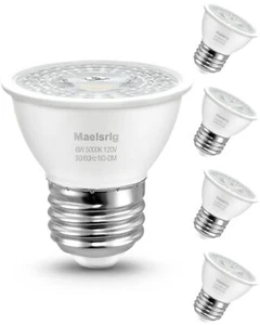 Par16 Led Short Neck Recessed Spotlight Bulb 6w60w Equivalent Curio Cabinet - Picture 1 of 6