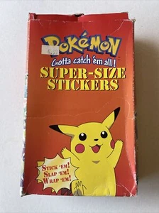 Pokemon Super-Size Stickers Box 35/36 Packs - Picture 1 of 4