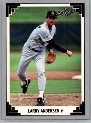 1991 Leaf #407 Larry Andersen - Image 1 of 2