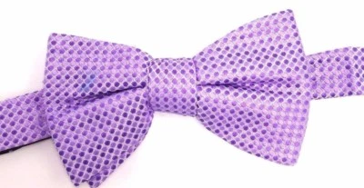 115 美元 Countess Mara 男式紫色圆点丝绸领结经典可调节领结 — 第 1/4 张图片