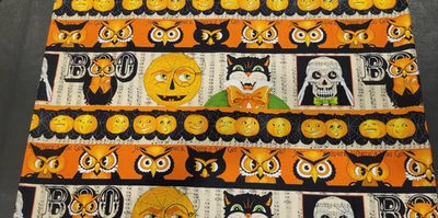 TESOROS ACOLCHADOS - NOTICIAS DE GRAN ALEGRÍA POR J. WECKER FRESCH HALLOWEEN 3 yardas 8" Foto 1 de 4