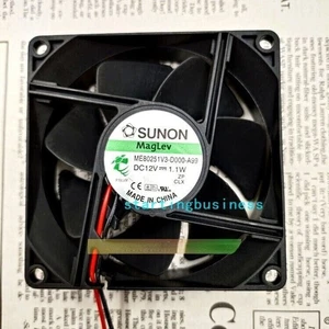 1Pcs For SUNON ME80251V3-D000-A99 8025 8CM 12V 1.1W 2-wire Cooling Fan - Afbeelding 1 van 5