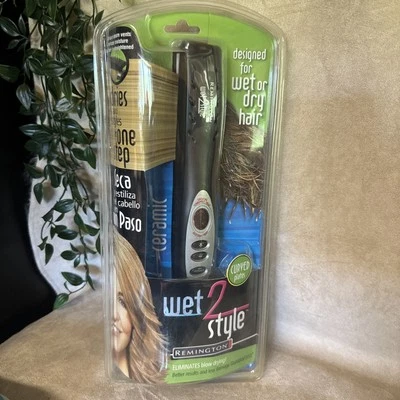 WET 2 SYLE Remington Ceramic Teflon CURVED plates Hair Straightener wet 2 Dry - Image 1 of 4