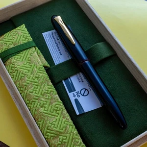 Pluma Estilográfica PLATINUM Izumo Tamenuri Akatame Oro 18K Plumín Ancho PIZ55000#28B - Imagen 1 de 10