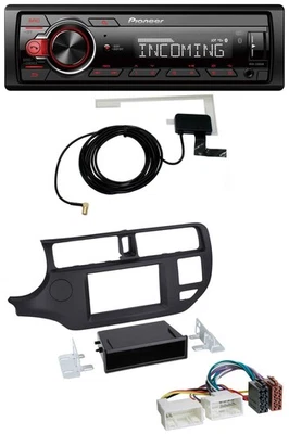 Pioneer MP3 AUX CD DAB USB Autoradio für Kia Rio (UB 2011-2014) schwarz - Bild 1 von 4