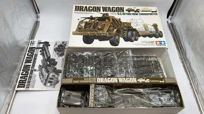  TAM35230 Tamiya Dragon Wagon U.S. 40 ton Tank Transporter 1/35 - Immagine 1 di 2