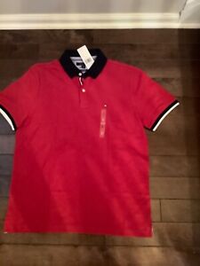 NWT Tommy Hilfiger mens short sleeve polo shirt size large