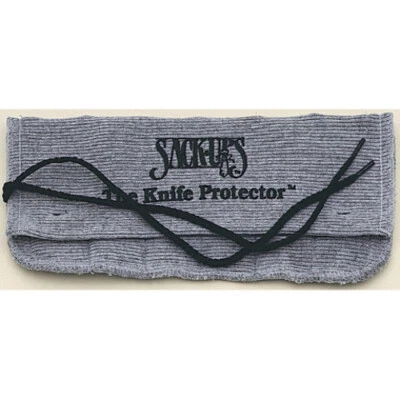 Sack Ups Protector 6 Knife Roll AC802 Holds six knives. Silicone treated gray co - Image 1 of 2