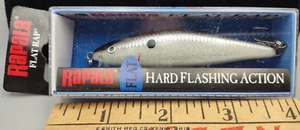 NEW Rapala FLAT RAP FLR 8 SILVER  3 1/8" Flashbait/Jerkbait 1/4oz. Fishing Lure - Picture 1 of 4