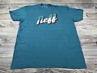 Neff T-Shirt Men's Size 3XL Blue Crewneck Short Sleeve Logo