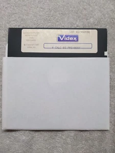V Calc 80 Pre Boot Videx 1981 Apple II 5.25" Floppy - Picture 1 of 2