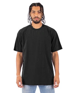 3 Pack Of Shaka Wear Mens USA Cotton Plain Crew Neck Garment-Dyed T-Shirt - SHGD - Picture 1 of 20