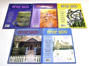 5 ISSUES STYLE 1900 MAGAZINE QUARTERLY ART & CRAFT MISSION MAGAZINE - Foto 1 di 1