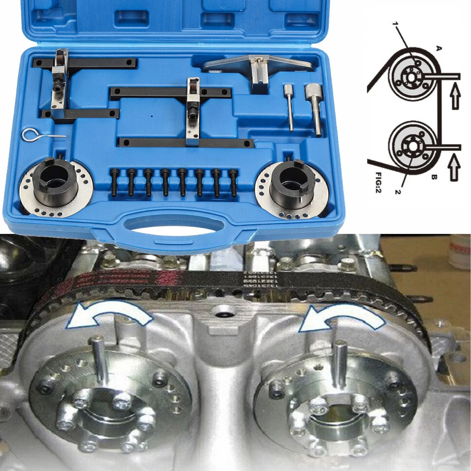 GEARMONSTER Motor-Einstellwerkzeug Zahnriemen für Ford 1.0 EcoBoost Fiesta VCT M1DD B-MAX