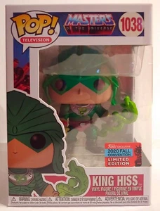 KING HISS FUNKO POP! NYCC Masters of the Universe MOTU #1038 NM W/POP PROTECTOR! - Picture 1 of 9