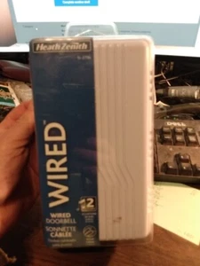 HEATH ZENITH WIRED DOORBELL 2 SOUNDS WIRED CABLE NEW IN BOX  READY TO GO!! - Picture 1 of 6
