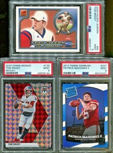 Absolute Memorabilia Pack 7 Cards Auto Football Tom Brady Patrick Mahomes RC PSA