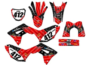 2019-2021 CRF 250 RX RACE SERIES Red Senge Graphics Kit Compatible with Honda - Picture 1 of 10