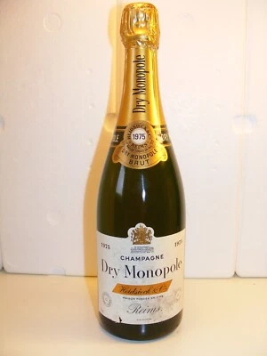 CHAMPAGNE DRY MONOPOLE BRUT HEIDSIECK & CO 1975 - Immagine 1 di 4