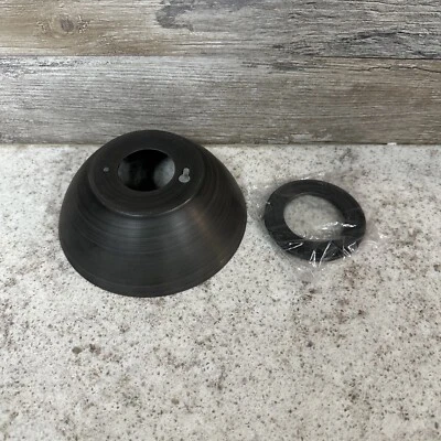 Replacement Canopy Ring  HDC Casun 52" LED Indoor Rustic Aged Iron Ceiling Fan - Image 1 of 3