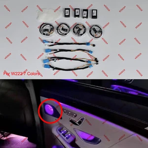 7 Farben Midrange Cover Umgebungslicht für Mercedes Benz S W222 2014–2017 - Afbeelding 1 van 3