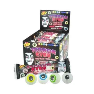 4 LBs Terror Eyes GUMBALLS Bulk Vending Chewing Gum Balls - Picture 1 of 4