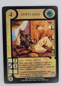 DUNE CCG JUDGE OF THE CHANGE 2 JOTC EMYRS JAGO RARE CARD LAST UNICORN GAMES 1998 - Picture 1 of 2