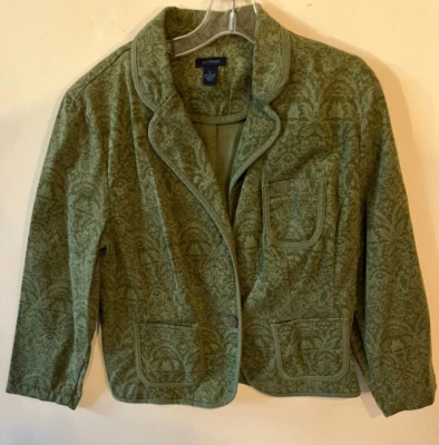 Chaqueta De Colección Westbound Mujer Grande Verde Algodón Sin Forro CottageFarmhouse Core  Foto 1 de 4