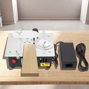 Mini Tischkreissäge 96W Elektrische Tischsägen Kleine Haushalts Schneidwerkzeug - Bild 1 von 16