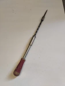Vtg KLEIN TOOLS 64000 Sprial Ratcheting Screwdriver Reversable w/ 1 bit - Picture 1 of 6