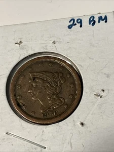 1850 half cent - Picture 1 of 7